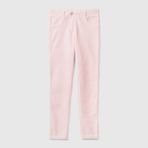 United Colors of Benetton Kadife Jegging Kız Çocuk Tayt, Açık Pembe, KL
