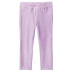 United Colors of Benetton Kadife Jegging Kız Çocuk Tayt, Lila, XS