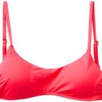 United Colors of Benetton Kadın Arkadan Bağlamalı Mayo Bikini Üst İç Giyim, Neon Pembe, XS