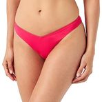 United Colors of Benetton Kadın Brazilian Slip Bikini Alt Plaj Giyim, Neon Pembe, L