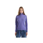 United Colors of Benetton Kadın Mor Dik Yaka%100 Merino Kazak XS