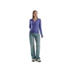 United Colors of Benetton Kadın Mor V Yaka%100 Merino Kazak S