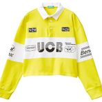 United Colors of Benetton Kadın polo gömlek, Sarı, M