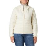 United Colors of Benetton Kadın Recycled Polyester Dolgulu Pufa Mont, Yeşil, S