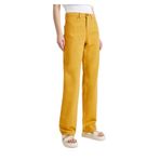 United Colors of Benetton Kadın Sarı%100 Pamuk Normal Bel Regular Fit Denim Pantolon