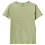 United Colors of Benetton Kadın Tişört 3ga8d10bx Tişört, yeşil, S