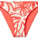 United Colors of Benetton Kadın Turuncu Mercan Desenli Çift Taraflı Bikini Altı