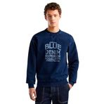 United Colors of Benetton Kapüşonlu erkek sweatshirt, Mavi 905, L