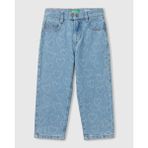 United Colors Of Benetton Kız Bebek Denim Pantolon E02I 1/6 Yaş - Mavi - 3 - 4 Yaş