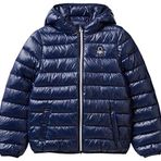 United Colors of Benetton Kız Çocuk 11-12 Yaş Mevsimlik Puffer Mont, Lacivert
