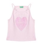 United Colors Of Benetton Kız Çocuk Atlet BNT-G21220 MAVİ 10-11 Yaş