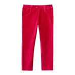 United Colors of Benetton Kız Çocuk Fitilli Kadife Tayt Tayt, Pembe, 12-18 AY