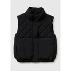 United Colors of Benetton Kız çocuk Gilet 2iggcj018 ceket, siyah, 130 cm