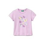 United Colors of Benetton Kız Çocuk Gömlek 3I1XG10M8, Lila 00L, 18 Ay