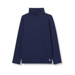 United Colors of Benetton Kız Çocuk M Boğazlı Basic Lacivert T-Shirt