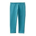 United Colors of Benetton Kız Çocuk Petrol Mavisi Beli Logo İşlemeli Regular Fit Tayt, 5-6 Yaş, 225A3K1CGF019, Petrol Mavisi, Kız çocuk