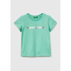 United Colors of Benetton Kız Çocuk Tişörtü 3i1xg10lu Tişört, Yeşil., 2 Yaş