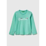 United Colors of Benetton Kız çocuk tişörtü, Yeşil., 4 Yaş