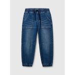 United Colors Of Benetton Mix Erkek Ej_logo Detaylı Büzgü Ipli Denim Jogger Pantolon Model Kodu: ( 44LGCF04JMIX) - Çok Renkli - 6 - 7 Yaş