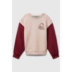 United Colors Of Benetton Mix Kadın / Kız Kj_parıltılı Logo Baskılı Ribanalı Bisiklet Yaka Sweatshirt Model Kodu: ( 3J68C10Q0901) - Çok Renkli - 11 - 12 Yaş