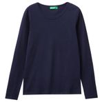 United Colors of Benetton M/L Pullunder Blau Blu 016 S Kadın T-Shirt
