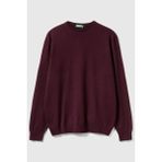United Colors Of Benetton Mürdüm Erkek ERK_%100 Merino Bisiklet Yaka Kazak Model Kodu: ( 1002U1G3434D) - Mor - 2XL