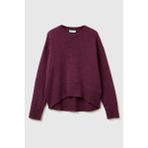 United Colors Of Benetton Mürdüm Kadın / Kız Bn_yün Karışımlı Alt Kısmı Geniş Bisiklet Yaka Kazak Model Kodu: 1244D10BC1D3 - Mor - XL