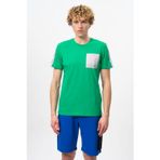United Colors Of Benetton Pamuklu Bisiklet Yaka Erkek T Shirt BNTM20446 YEŞİL