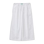 United Colors of Benetton - Pantolon 4o8xcf05w, kız ve erkek çocuklar için pantolon, Beyaz, 164
