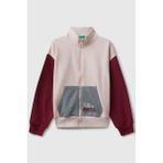 United Colors Of Benetton Pembe Mix Kadın / Kız Kj_önü Logo Nakışlı Cepli Fermuarlı Dik Yaka Sweatshirt Model Kodu: 3J68C505DPEMBE Mix - Çok Renkli - 13 - 14 Yaş