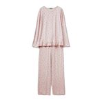 United Colors of Benetton Pig (Triko + Pantolon) 38C83P04I Pijama Seti, Çok Renkli, M Kadınlar için