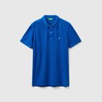United Colors of Benetton Regular Fit Kısa Kollu Polo Mavi Erkek T-Shirt