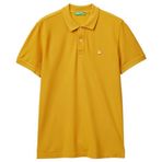United Colors of Benetton Regular Fit Kısa Kollu Polo Sarı Erkek T-Shirt