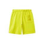 United Colors of Benetton Sarı Erkek Çocuk Regular Fit Baskılı Şort 3BL0C903L