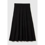 United Colors Of Benetton Siyah Kadın / Kız Kdn_yün Karışımlı Pileli Midi Triko Etek Model Kodu: 1444D002B100 - XS