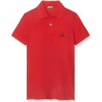 United Colors of Benetton Slim Fit Kısa Kollu Polo Kırmızı Erkek T-Shirt
