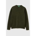 United Colors Of Benetton Taupe Erkek Erk_bisiklet Yaka Shetland Kazak Model Kodu: 103MK1N24570 - Yeşil - XS