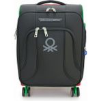 United Colors Of Benetton Trolley 50 cm Siyah Unisex Valiz - Kırmızı