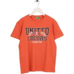 United Colors Of Benetton Turuncu Erkek Çocuk Baskılı T-Shirt 3I1XC10TF - Kırmızı