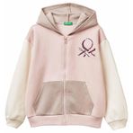 United Colors of Benetton Üniseks Çocuk Giacca C/CAPP M/L 39m2c505o Örgü Ceket, Çok renkli, 160