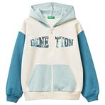 United Colors of Benetton Üniseks Çocuk Giacca C/CAPP M/L 39m2c505o Örgü Ceket (Tekli Paket), Çok renkli, 160
