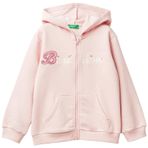 United Colors of Benetton Üniseks Çocuk Giacca C/CAPP M/L 39m2g5045 Örgü Ceket, Pembe., 1 Yaş