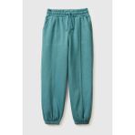 United Colors Of Benetton Yeşil Erkek Ej_logolu Büzgü Ipli Dikiş Detaylı Jogger Eşofman Altı Model Kodu: 3J73CF06S19W - 8 - 9 Yaş