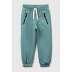 United Colors Of Benetton Yeşil Erkek Ek_fermuar Cepli Büzgü Ipli Ribanalı Regular Fit Eşofman Altı Model Kodu: ( 3J73GF05719W) - 12 - 18 Ay