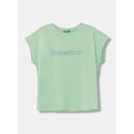 United Colors Of Benetton Yeşil Kız Çocuk Baskılı T-Shirt 3I1XC10TT
