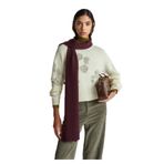 United Colors of Benetton Yün Desenli Bisiklet Yaka Kazak, xl, 125A18L4E10EW, Krem, Kadın