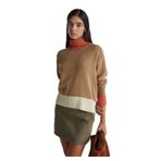 United Colors of Benetton Yün Karışımlı Balıkçı Yaka Kazak, xs, 125A16YCE204I, Açık Kahverengi, Kadın