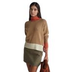 United Colors of Benetton Yün Karışımlı Balıkçı Yaka Kazak, xs, 125A16YCE204I, Açık Kahverengi, Kadın