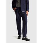 United Colors of Benetton Yün Karışımlı Beli Lastikli Bağcıklı Pantolon, 2XL, 125A47WUUF05V, Lacivert, Erkek