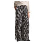 United Colors of Benetton%100 Viskoz Desenli Geniş Paça Pantolon, m, 125A4HUUDF0BI, Renkli, Kadın
